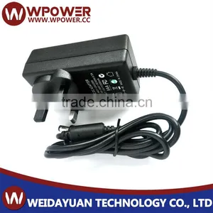 9V 2A ac Adapter UK Plug Barrel Type Right Angle Connector 5.5X2.5mm/5.5X2.1mm With CE FCC SAA C-tick RoHS Certificates thumbnail-1