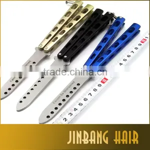 2016 Mental Practice Butterfly Balisong Trainer Salon Hair Comb Butterfly Trainer thumbnail-1