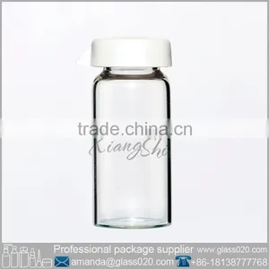 20ml Clear Vial Glass Bottle With Plastic Cap thumbnail-2