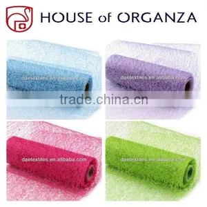 Decorative Fibre Net Roll for Wrapping Flowers and Decorations thumbnail-1