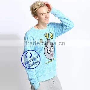 Custom 100% Polyester Men Pullover Hoodie Sweatshirts thumbnail-3
