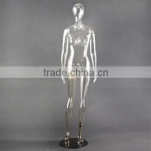Plastic Full Body Mannequin, Display Transparent Female Mannequin thumbnail-4