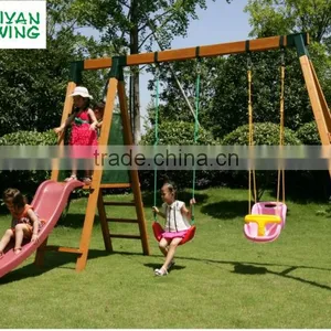 Wooden Swing Sets for Garden thumbnail-1