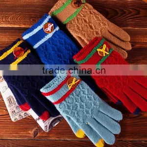 Best Sellers Cute Flower Touch Screen Gloves For Girls For Christmas 2015 thumbnail-1