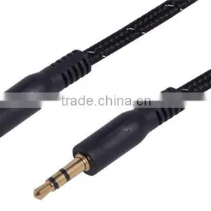 3.5mm Cable Stereo Plug to Stereo Plug 1.2 Mtrs Gold (black) thumbnail-3