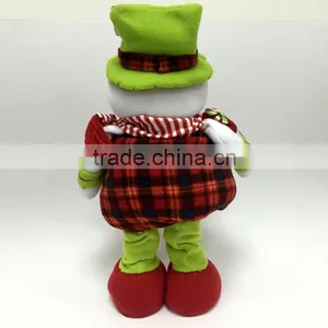 CHRISTMAS DOLLS SNOWMAN WITH GIFT BOX thumbnail-3