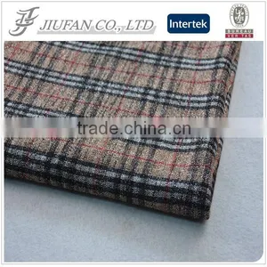 Jiufan Textile Knitted Printed Checks Design 100% Polyester Fabric For Clothing thumbnail-2