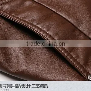 European Style and Spring Season Wholesale Men Leather Jacket thumbnail-6