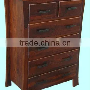Wooden Dresser,bedroom Furniture,sheesham Wood Furniture,chest of Drawer ,drawer Cabinet,mango Wood Furniture thumbnail-1
