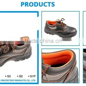 All Leather Safety Shoes With Steel Toe thumbnail-5