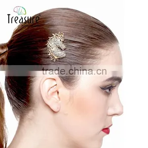Costume Jewelry Rhinestone Boar Brooch, Zinc Alloy Brooch, Women and Men Brooch thumbnail-4