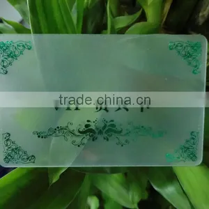 Matt Transparent Pvc Business Card With Custom Design Supplier's Choice thumbnail-1