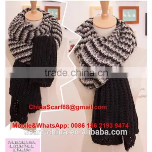 Wholesale Knitted Wool Scarf Women thumbnail-2