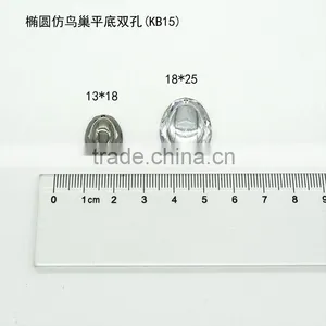 Kb15 Oval Nest 13*18 18*25mm Flat Back Sew on Acrylic Rhinestones Fashion Decoration, Craft Making, Garment Bags Accessories thumbnail-2