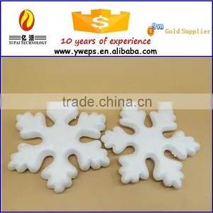 Artificial White Polystyrene Foam Decoration Snowflake thumbnail-1
