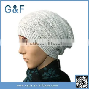 Oversized Cheap Wholesale Slouch Beanie With Stocks thumbnail-2