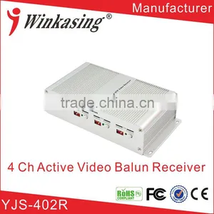 CCTV Security System 4 Channel Twisted Pair Active Video Balun Receiver thumbnail-1