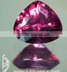 7 MM Rhodolite Faceted Heart Gemstone thumbnail-1