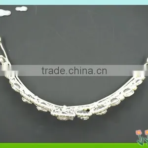 Wholesale Bling Bling Rhinestone Tiaras Flower Crowns thumbnail-3