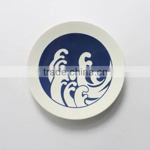Japanese Style Tableware Underglaze 8 Inches Porcelain Dinner Plate thumbnail-2