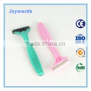 With Lubricating Strip Changeable 3 Blade Shaving Razor thumbnail-1