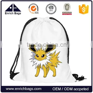 New Arrive Popular Pokemon Backpack Cotton Drawstring Bag thumbnail-5