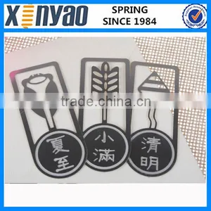 Promotional Gifts Customer Design Stainless Steel Holiday Shape Bookmark thumbnail-1