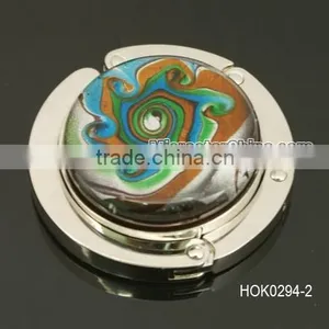 Italian Lampwork Glass Purse Hook thumbnail-1