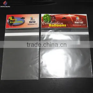 Custom Printed Bopp Header Plastic Bag With Euro Slot and Permanent Tape for Balloon Packaging thumbnail-1