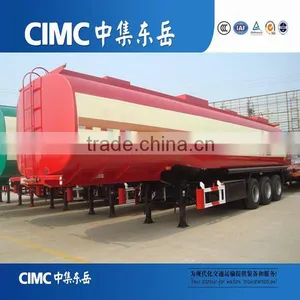 CIMC Liquid Oil Stainless Steel Fluid Tank Semi Trailer 3 Axle thumbnail-5