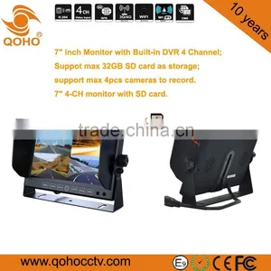 7inch 4-channel DVR With SD Card Slot thumbnail-1