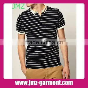 Mens Polo Collar Striped t Shirt 2013 Latest Design thumbnail-1