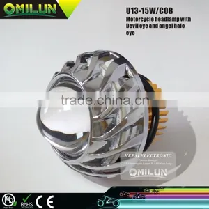 Motorcycle U13 Devil Eye Angel Halo Eye LED Headlight thumbnail-1