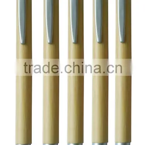 Promotional Wholesale Bamboo Pen Touch thumbnail-1