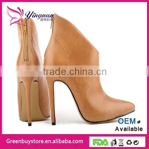 2015 High Quality Europen Style Women High Heel Boots For Autumn Winter Personality Short Boots thumbnail-5