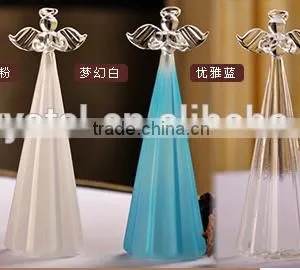 Best Quality All Colours Small Crystal Angel Carvings thumbnail-2