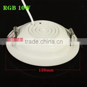 AC85-265V 24Color Downlight Bulb Lamp 5W/10W RGB LED Panel Light thumbnail-3