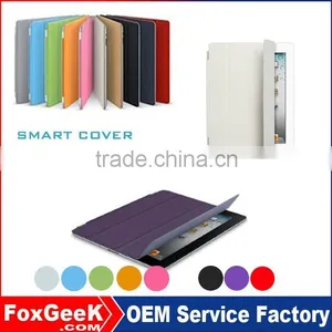 New Arrival Smart Cover and Back Case for Ipad 2 3 4 With Stand and Protective Cover 9 Colors Option thumbnail-1