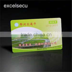 New Silk Printing Signature Panel Paper Bus Transportation Plastic Printable Rfid Card thumbnail-1