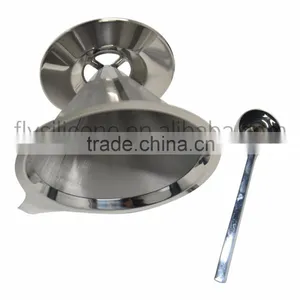 Eco Friendly Stainless Steel Coffee Dripper/SS Coffee Filter thumbnail-4