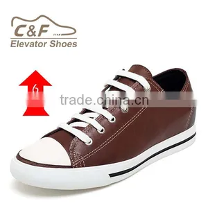 2016 China Wholesale Sneekers Height Increasing Leather Shoes thumbnail-1
