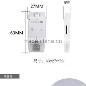Universal I Flash Drive TF SD Memory Card Reader for IPhone 5 5s se 6 6s 6s Plus Andriod Phone thumbnail-3