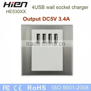 Best Selling Usb Socket Wall Switches and Sockets With 4 Usb Port thumbnail-1