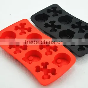 Skull Silicone Cookies Mold, China Cake Mold,ice Mold thumbnail-1