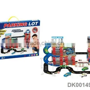 Diecast Car Parking Lot Alloy Set thumbnail-1