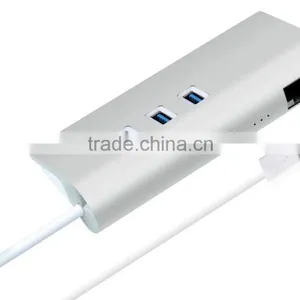 Prenium Hi-Speed 3 Port Usb 3.0 Hub With 1 Rj45 Gigabit Ethernet LAN Port thumbnail-6