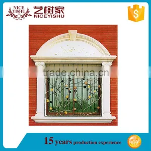 New Ornamental Iron Window Grills Designs thumbnail-6