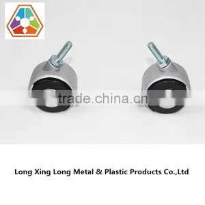 45*M6*20 PA6 Plastic Caster and Caster Wheel for Office and Furniture Supplies thumbnail-1