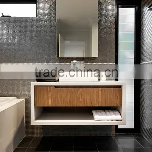 Modular European Style Melamine Corner Bathroom Sink Cabinet thumbnail-1