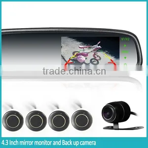 Manufacturing Car Interior Mirror Touch Screen Mirror With 2-videos Input OEM Bracket thumbnail-4